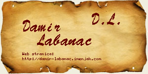Damir Labanac vizit kartica